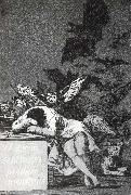 Francisco Goya El Sueno de la razon produce monstruos Spain oil painting artist